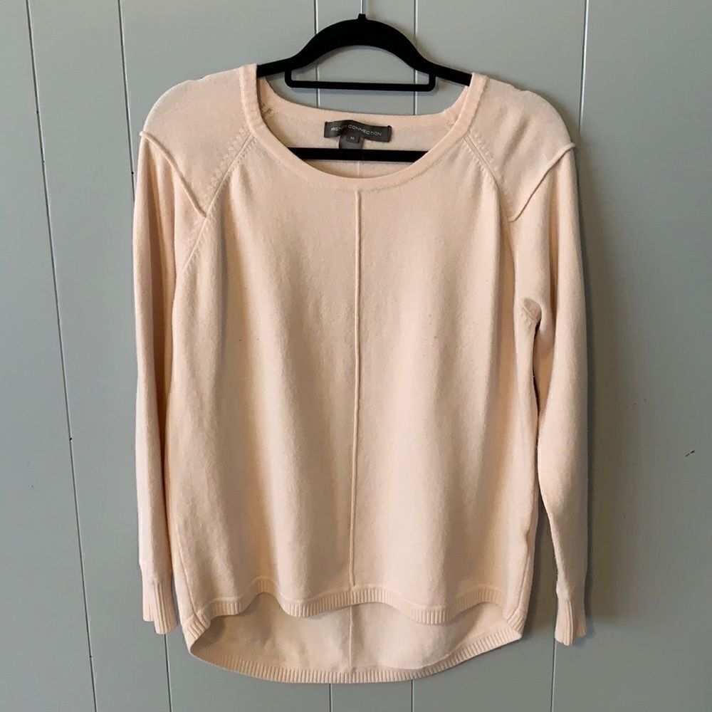 French Connection Pale Pink Sweater Size Medium
